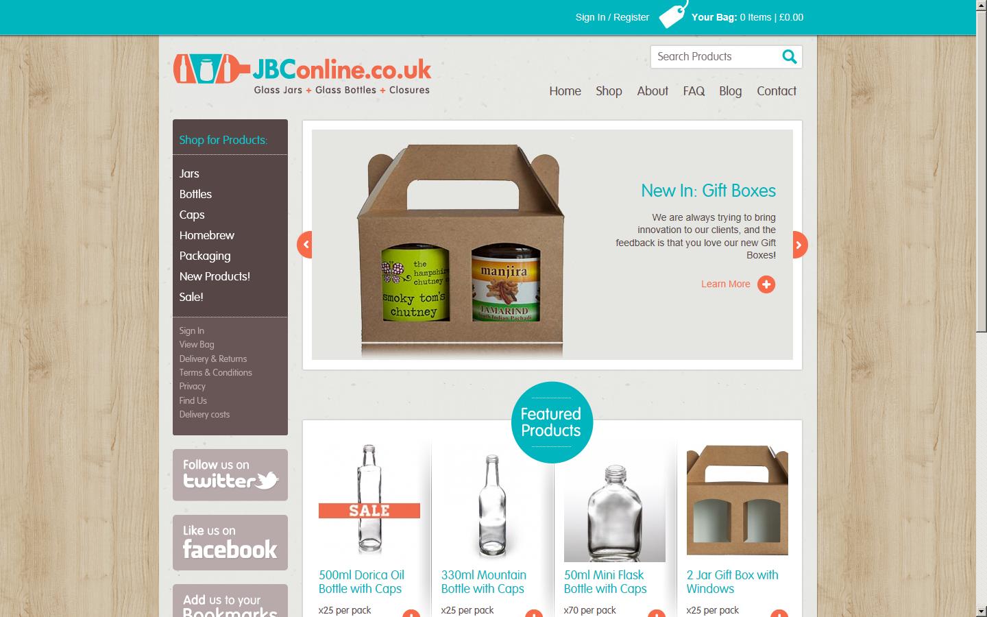 JBC Online Ltd Website