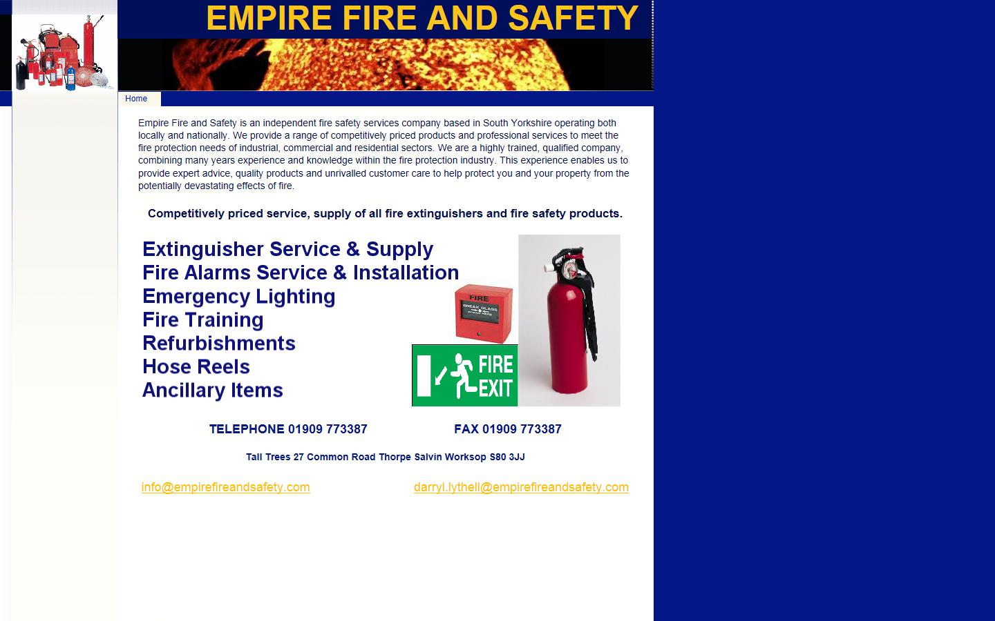 Empire Fire & Safety Website