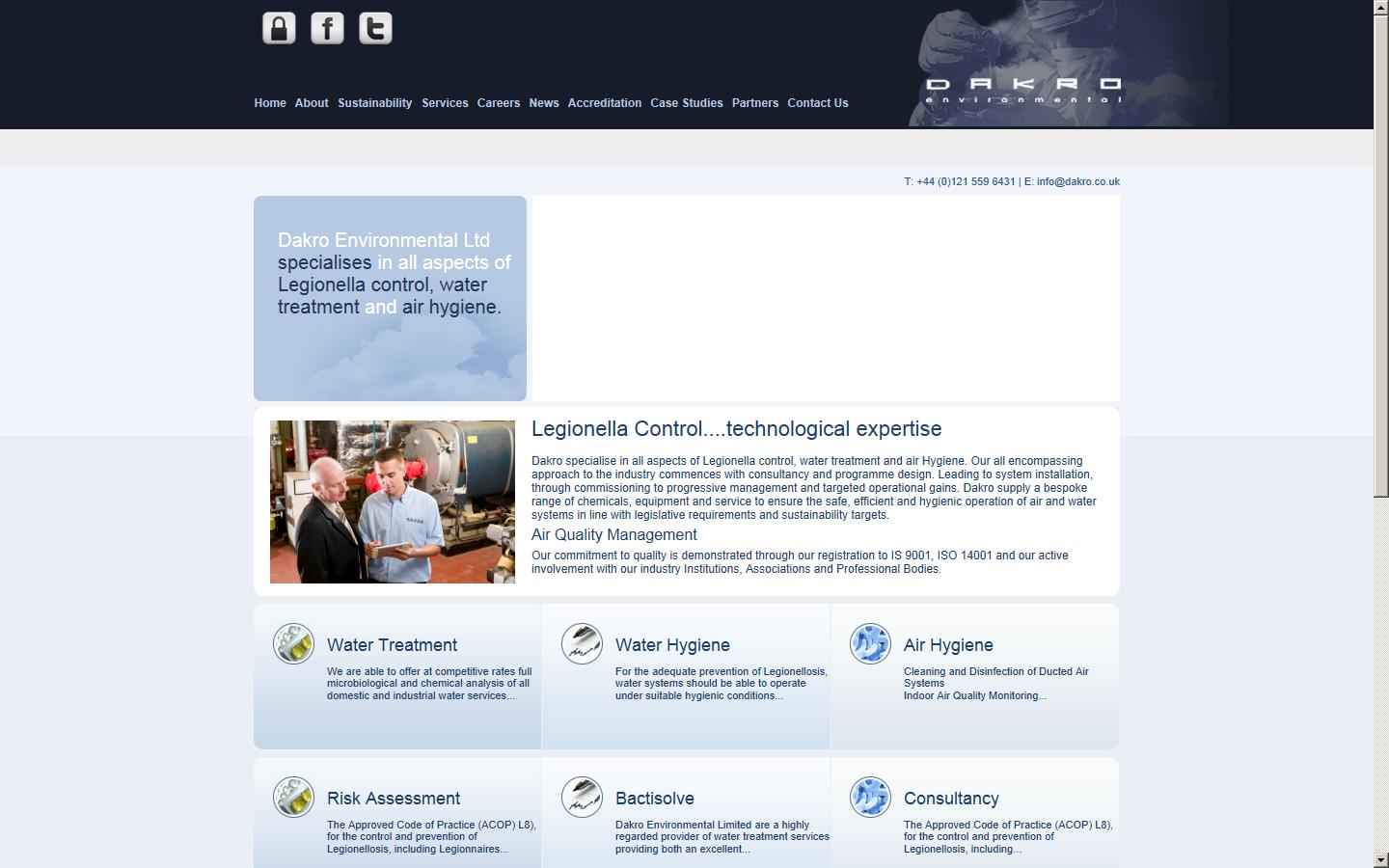 Dakro Air & Water Limited Website