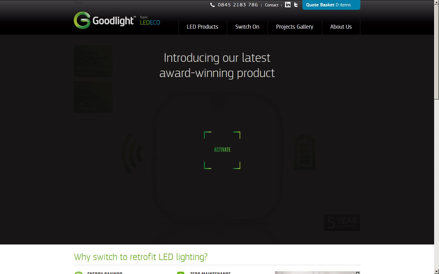 LED Eco Lights Website