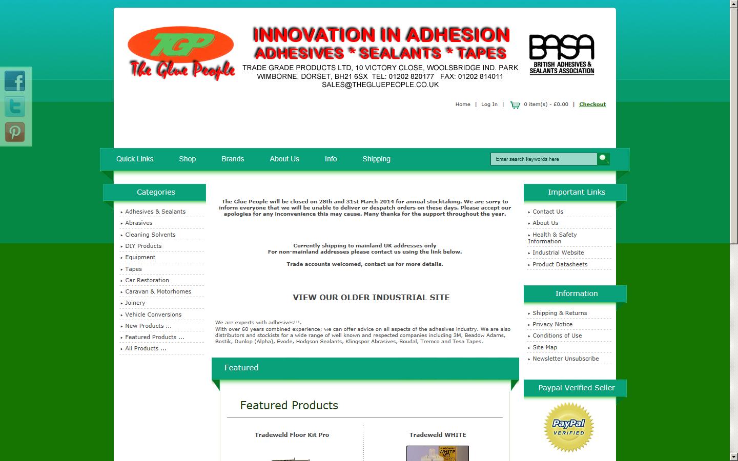 The Glue People Website