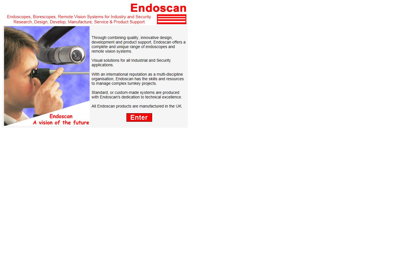 Endoscan Ltd Website