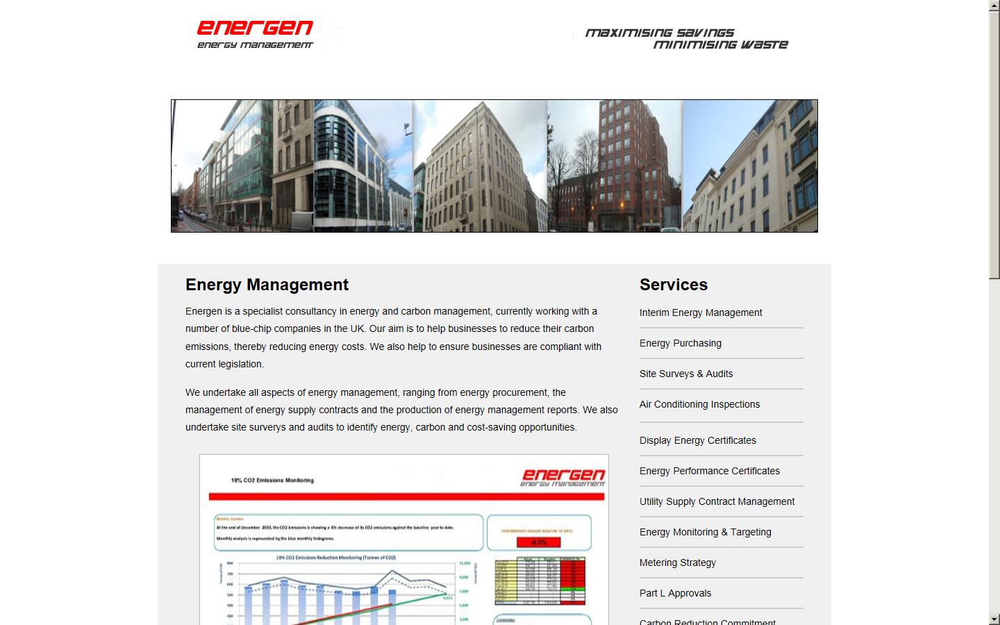 Energen Limited Website