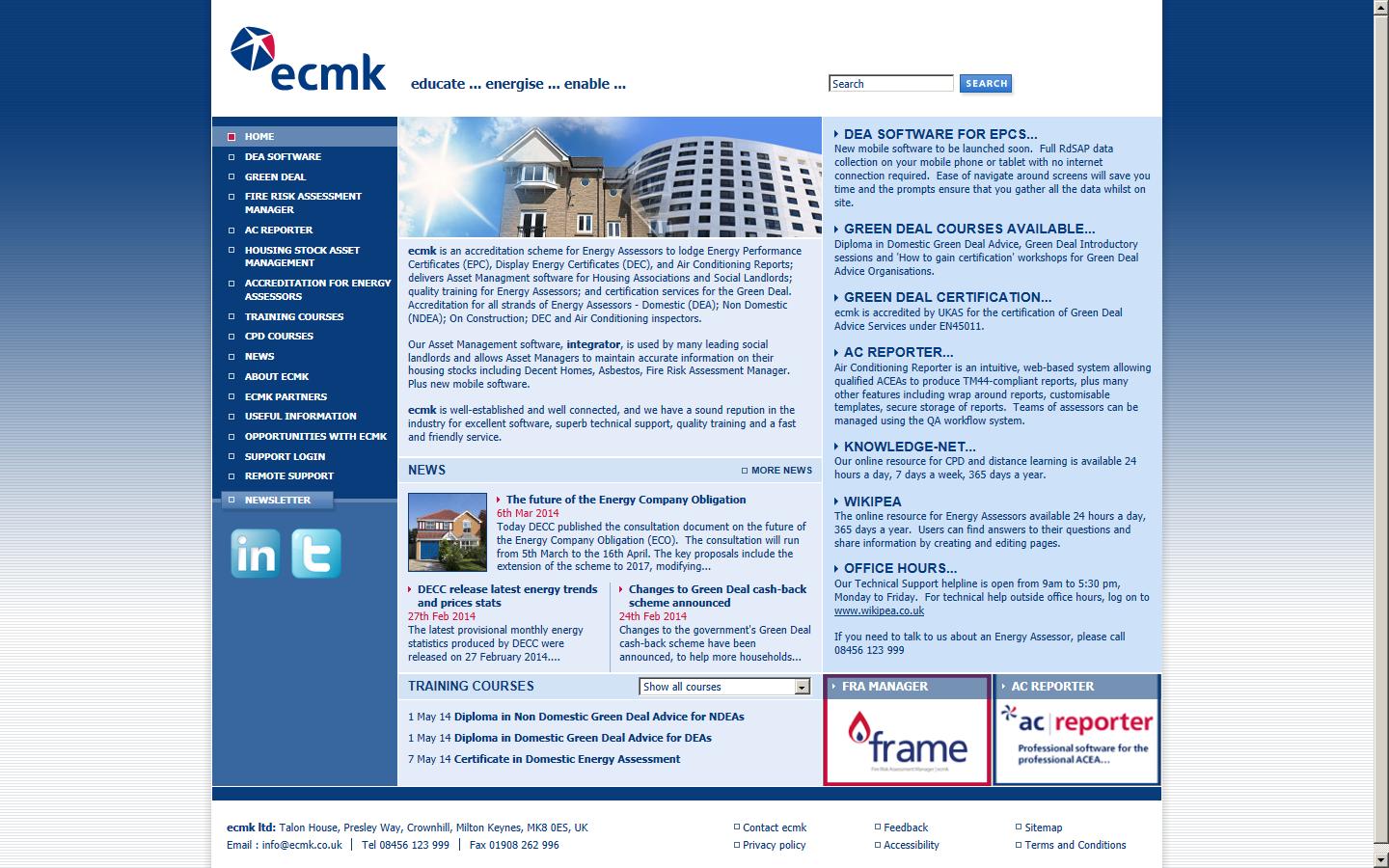 Ecmk ltd Website