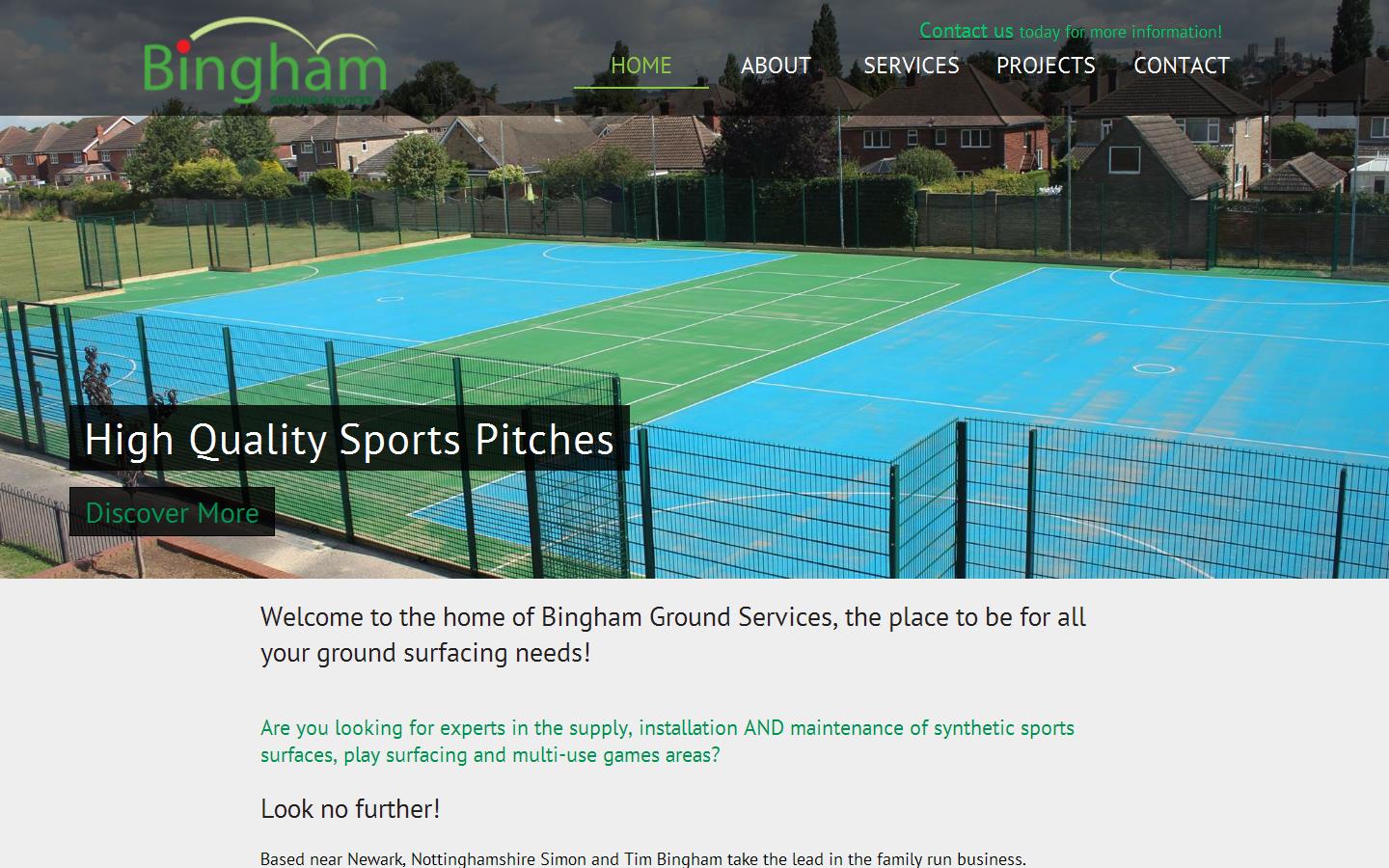 Bingham Ground Services Website