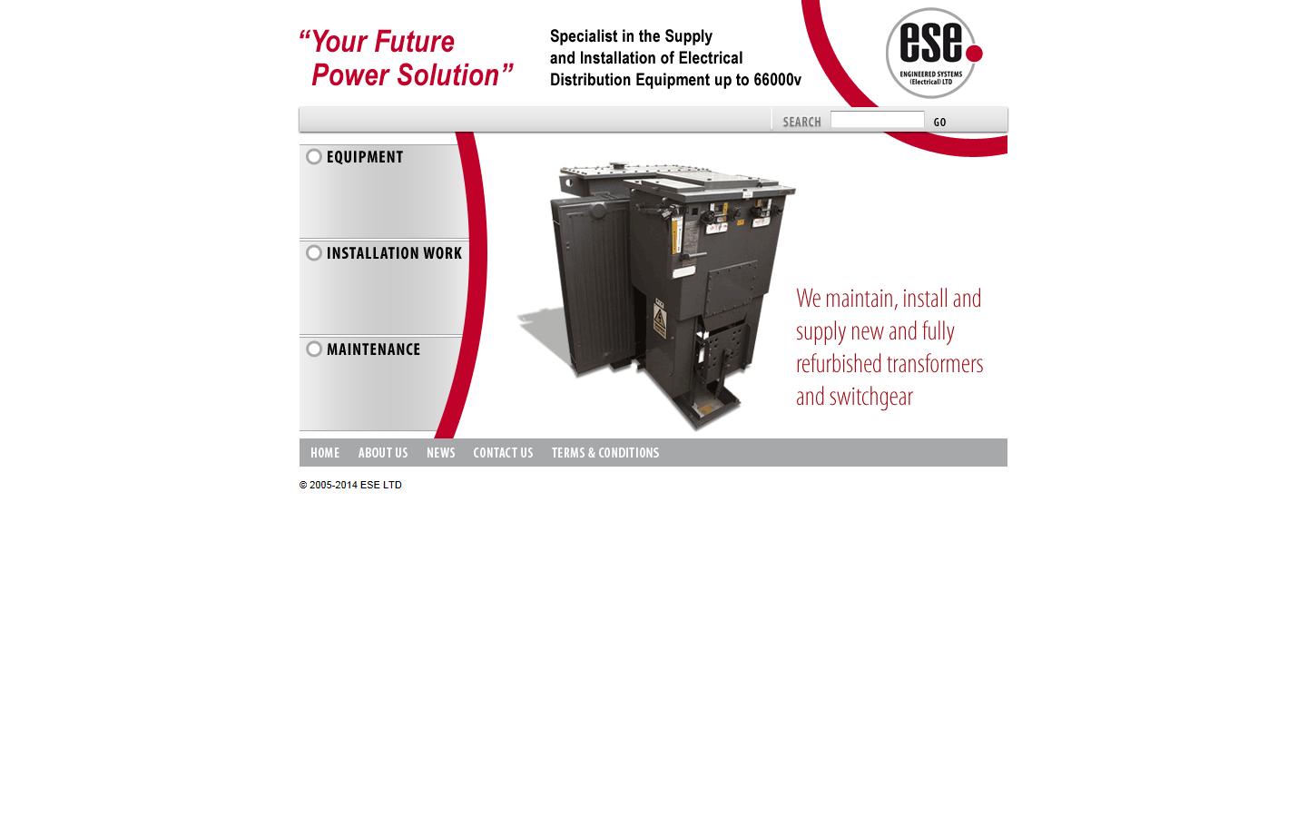 Engineered Systems (Electrical) Ltd Website