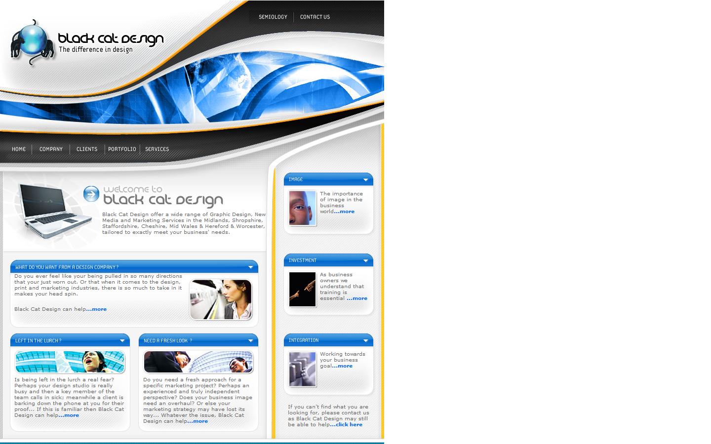 Black Cat Designs Website