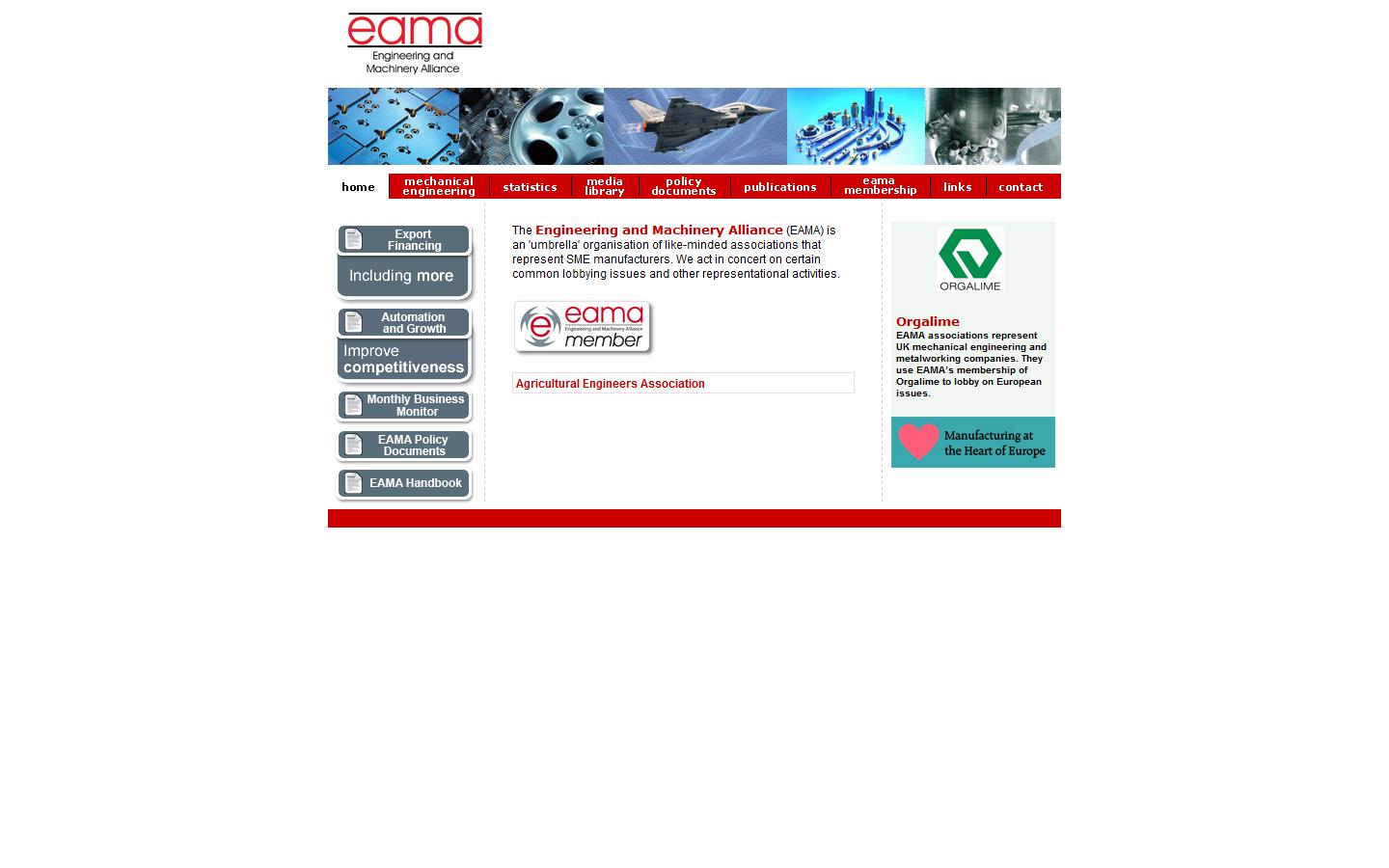 Engineering & Machinery Alliance  Website