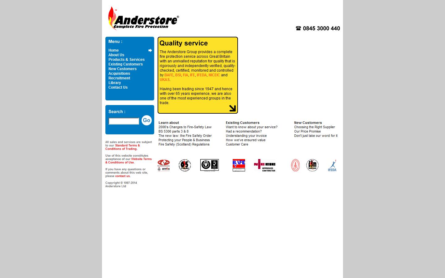 Anderstore Website