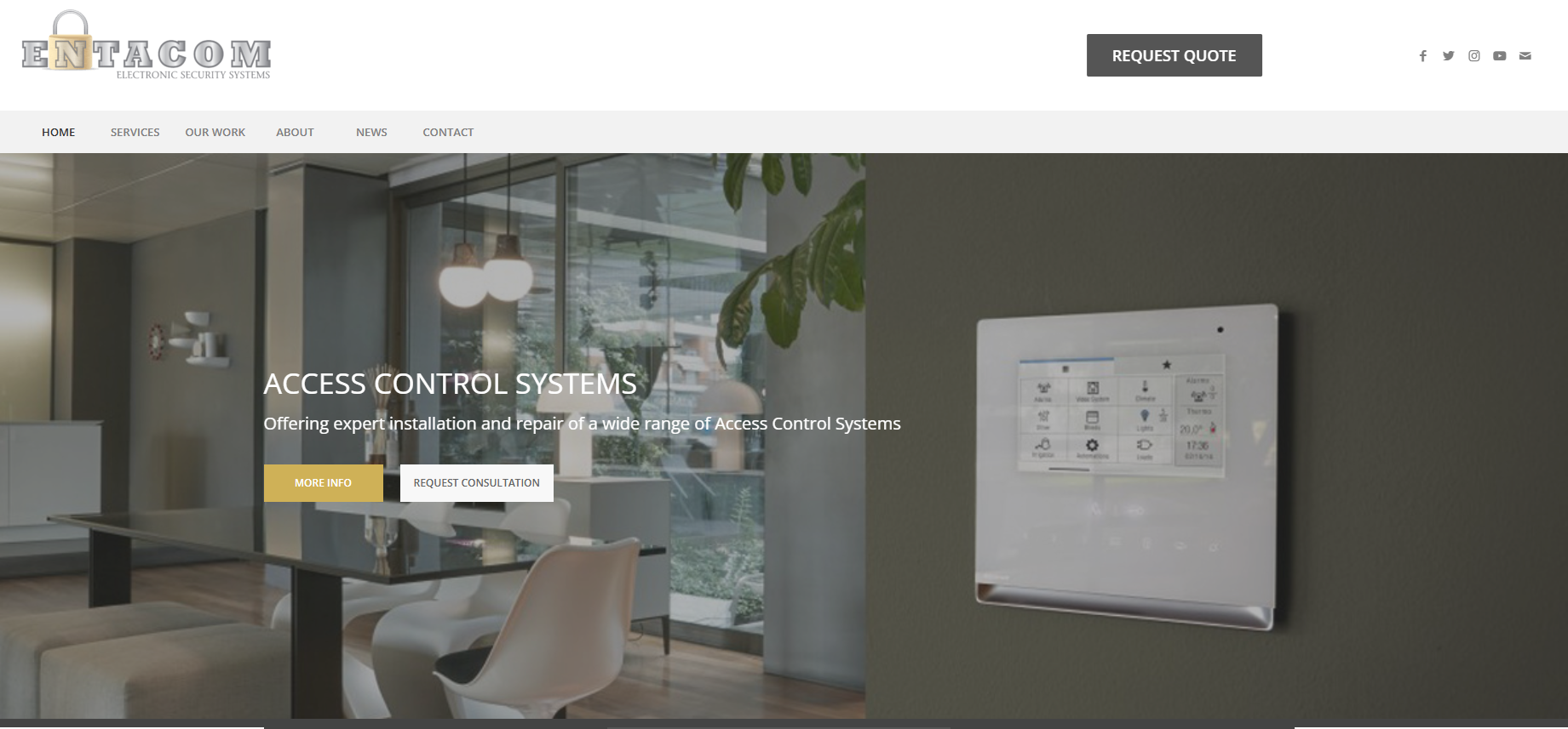 Entacom Limited Website
