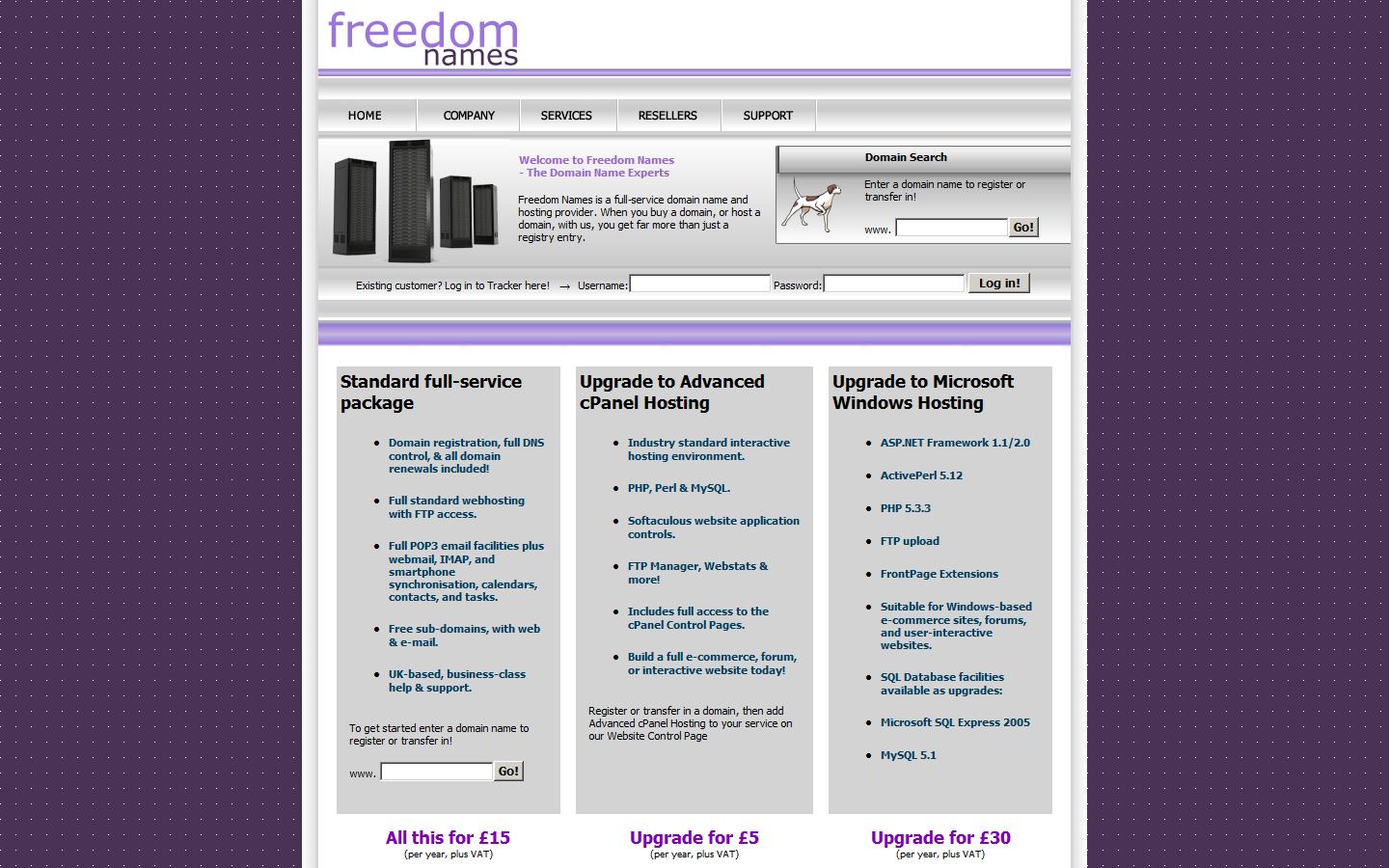 Freedom Names Website