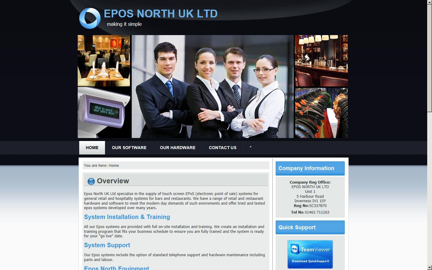 Epos North UK Ltd Website