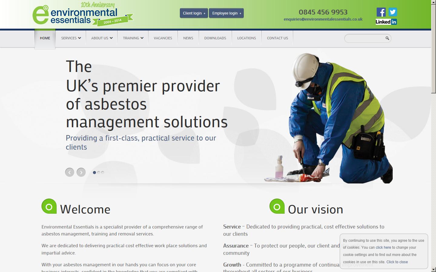 Environmental Essentials Ltd Website