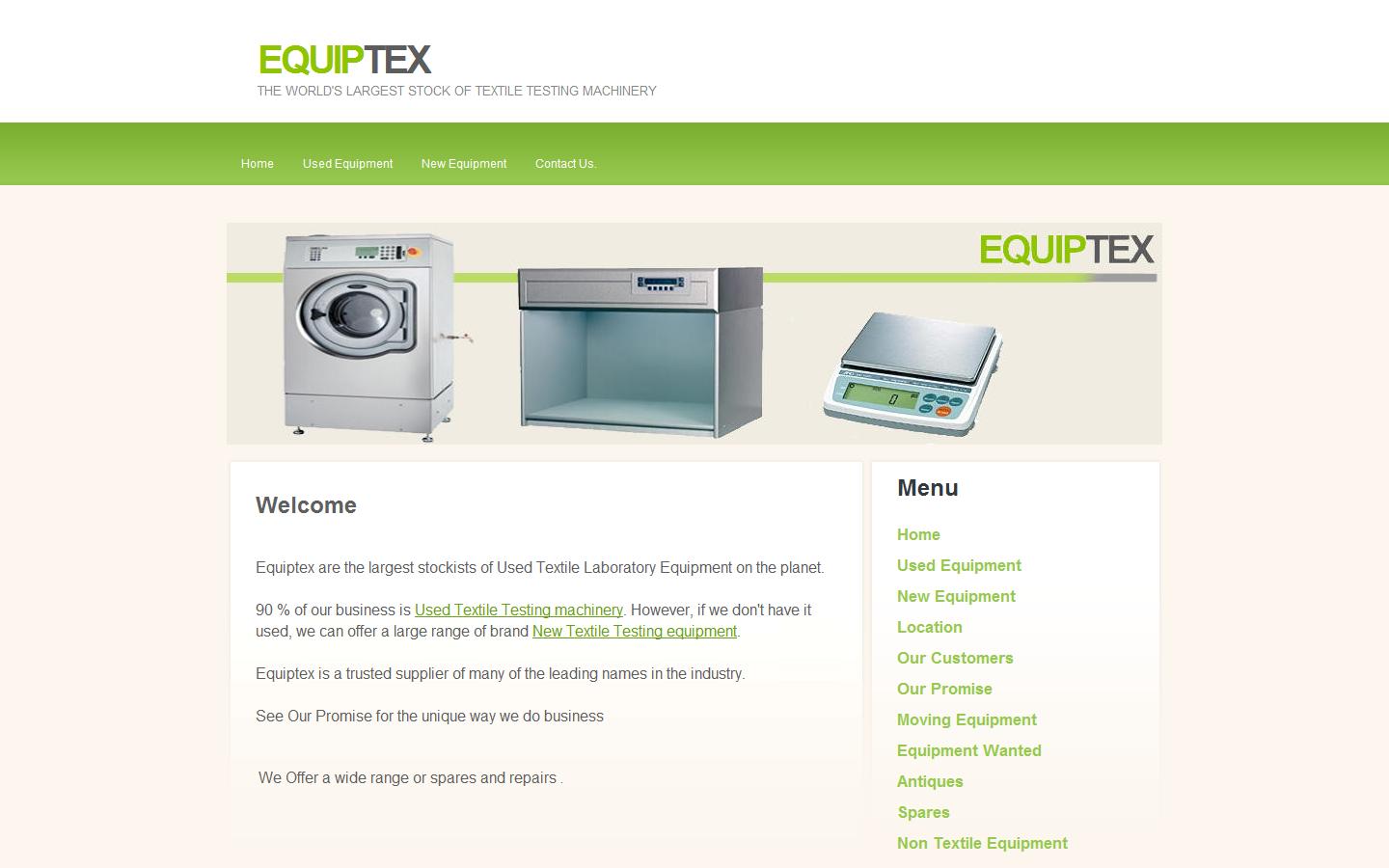 Equiptex Ltd Website