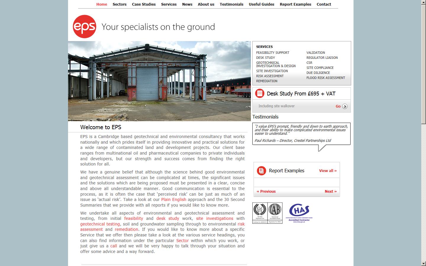 Environmental Strategies  Website