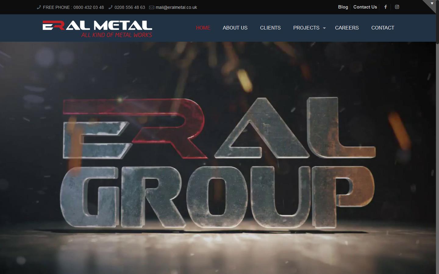 Eral Metal Works Ltd Website