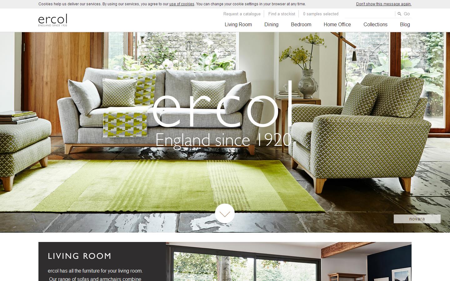 Ercol Furniture Limited Website