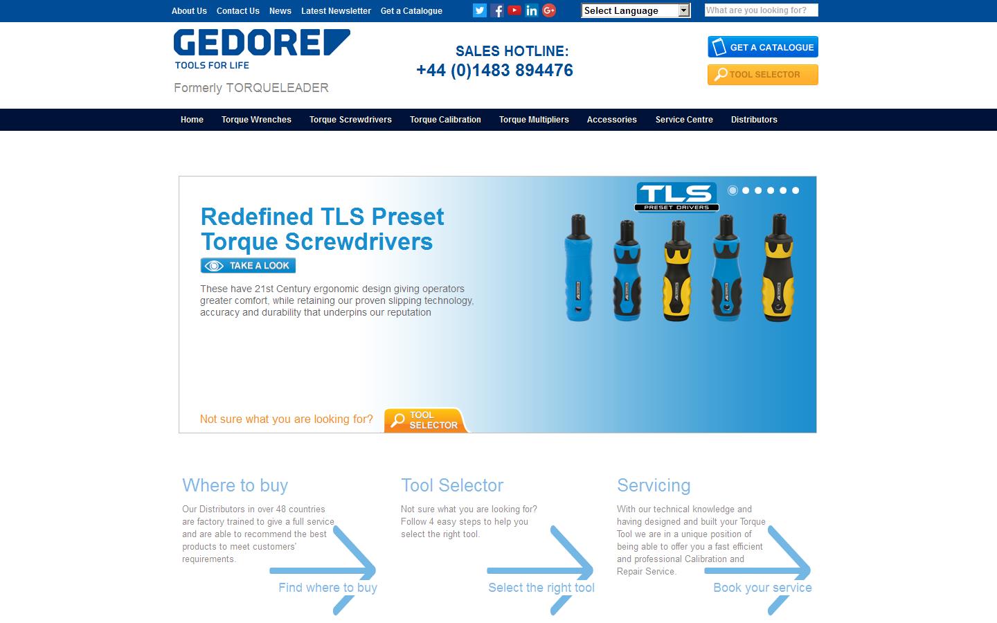Gedore Torque Ltd Website
