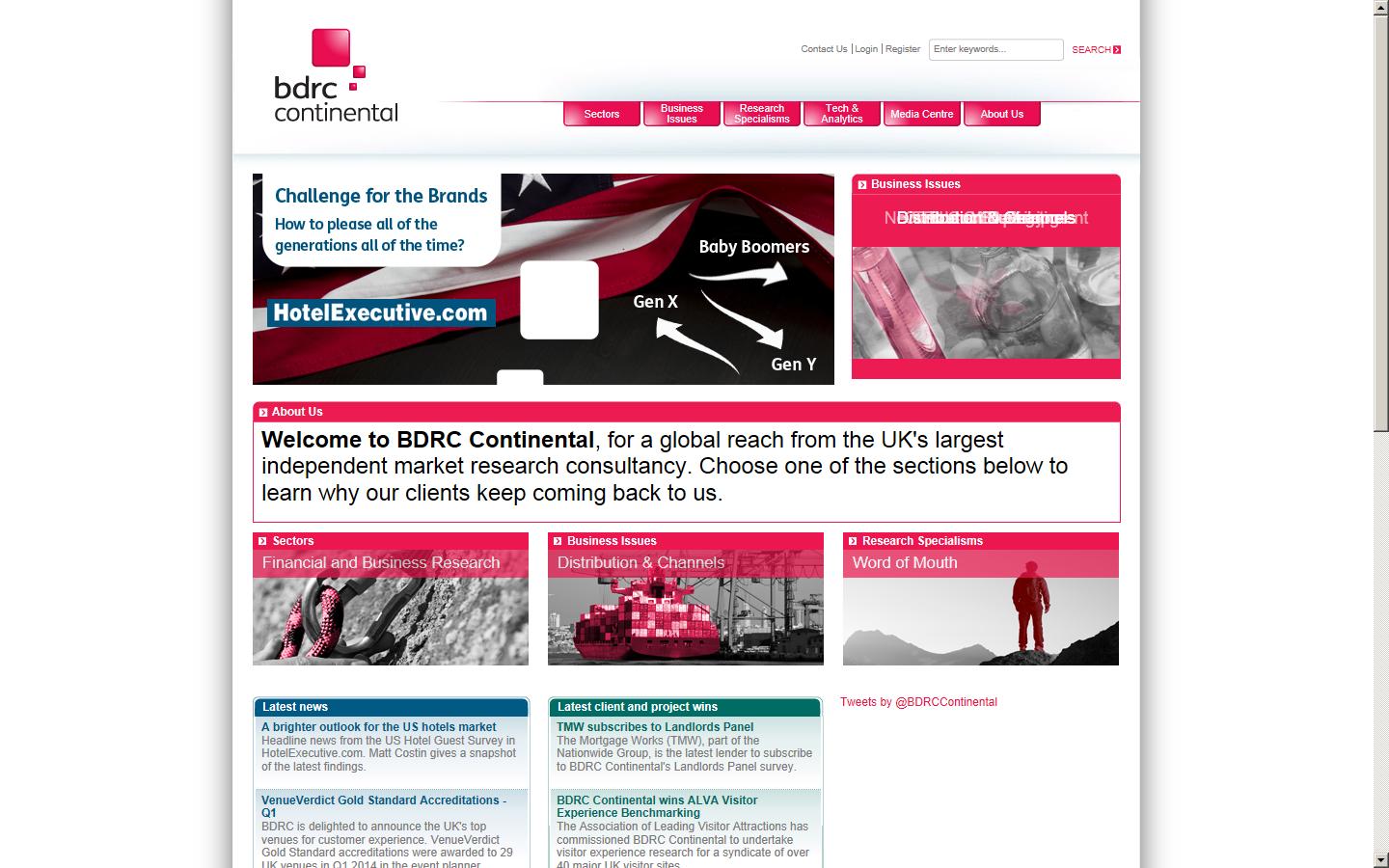 BDRC Continental Website