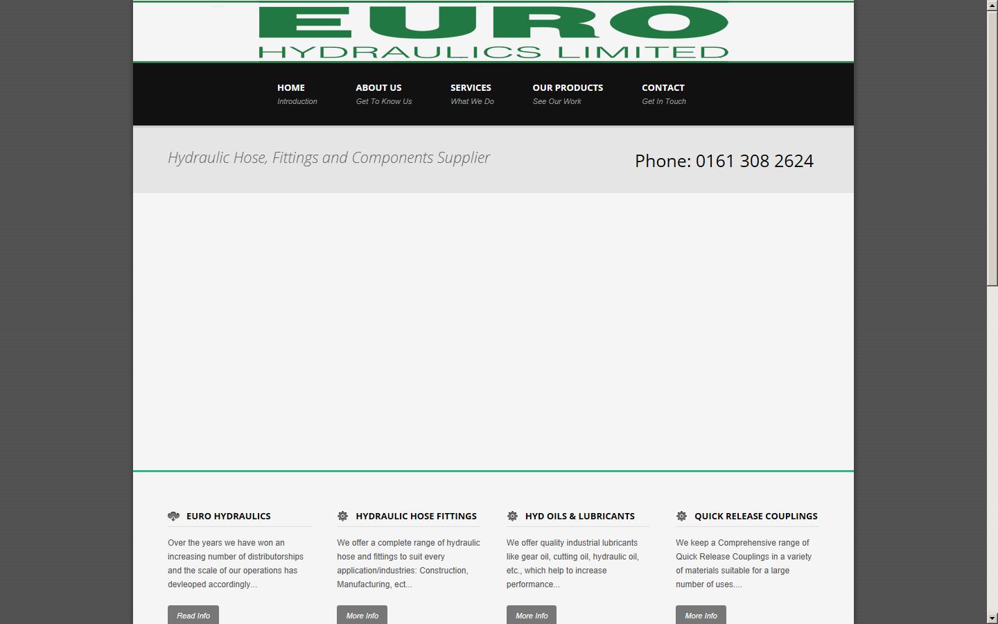 EURO HYDRAULICS LTD  Website