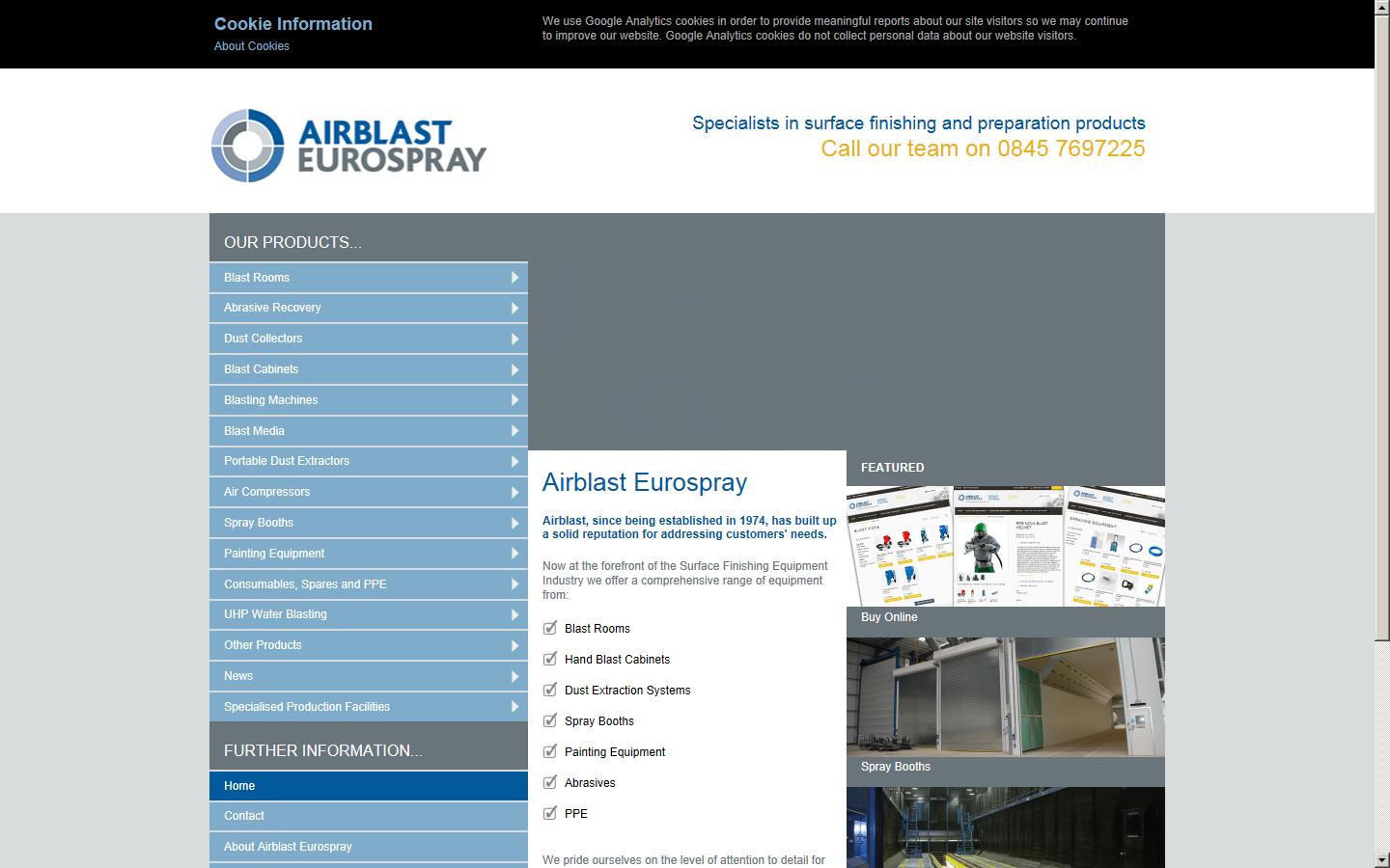 Airblast Ltd Website