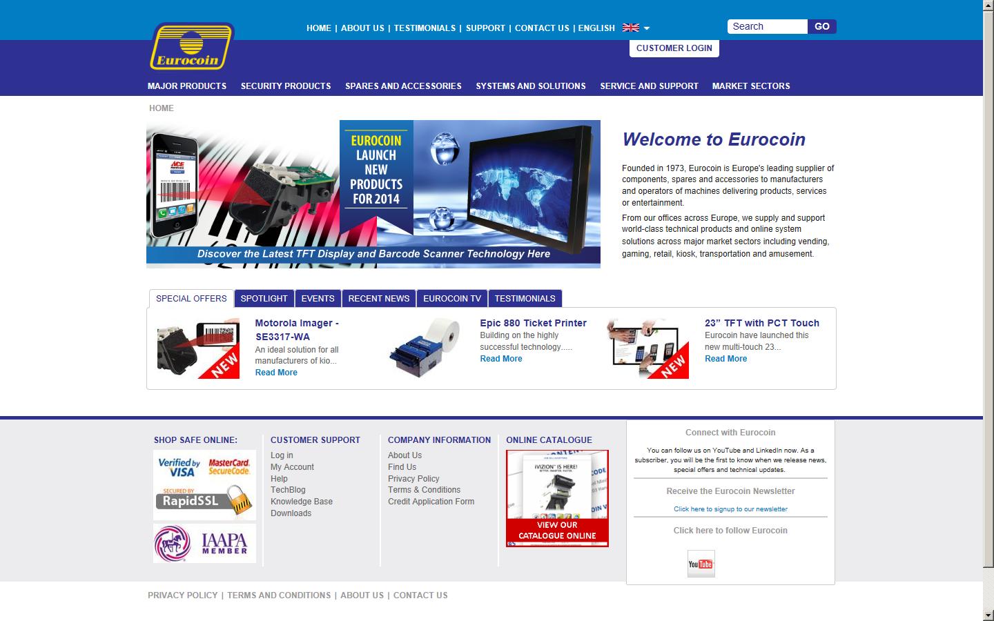 Eurocoin LTD  Website