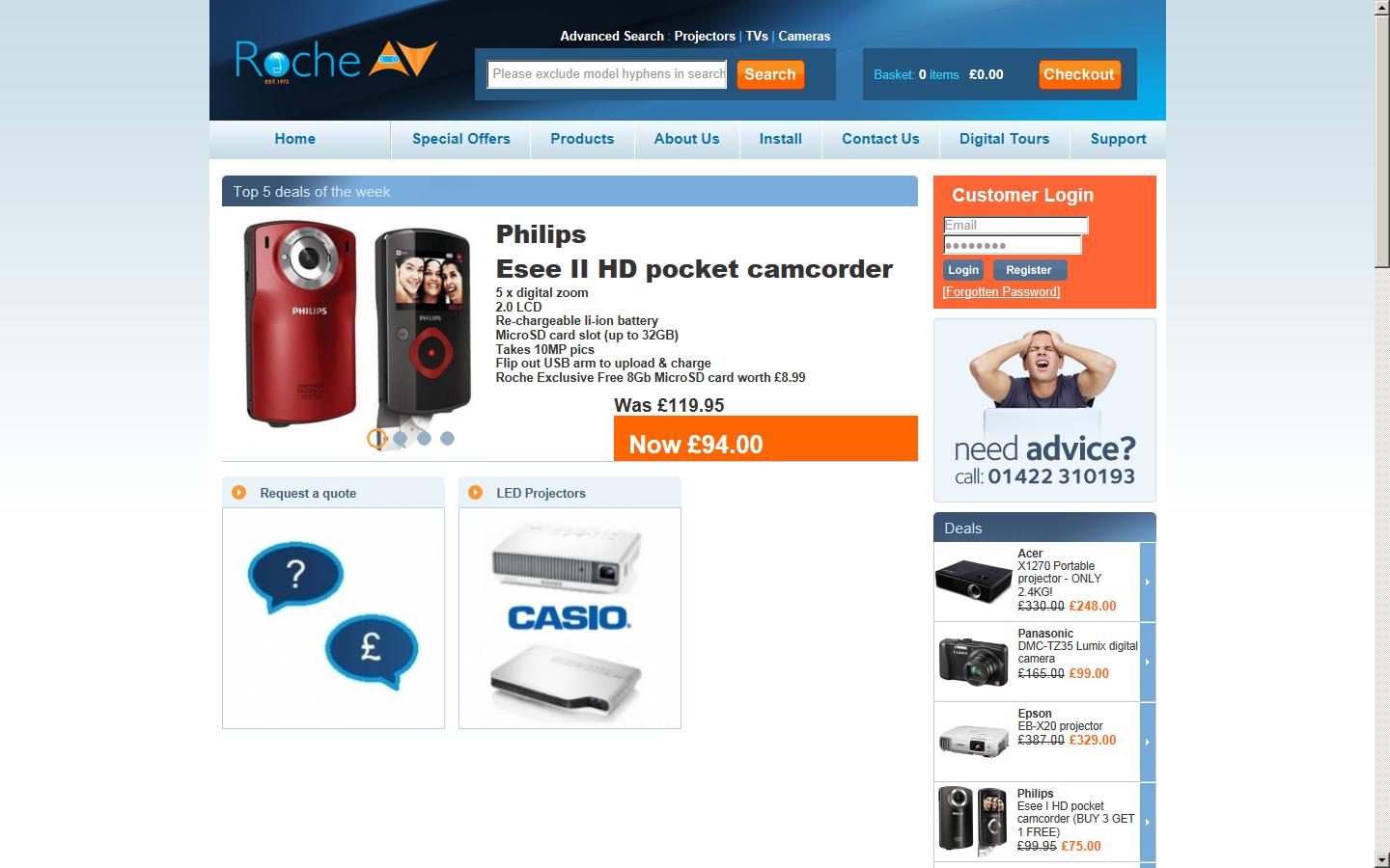 Roche Audio Visual Website