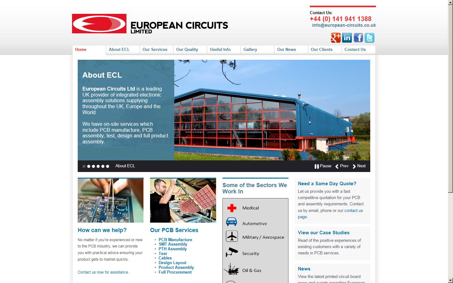 European Circuits  Website