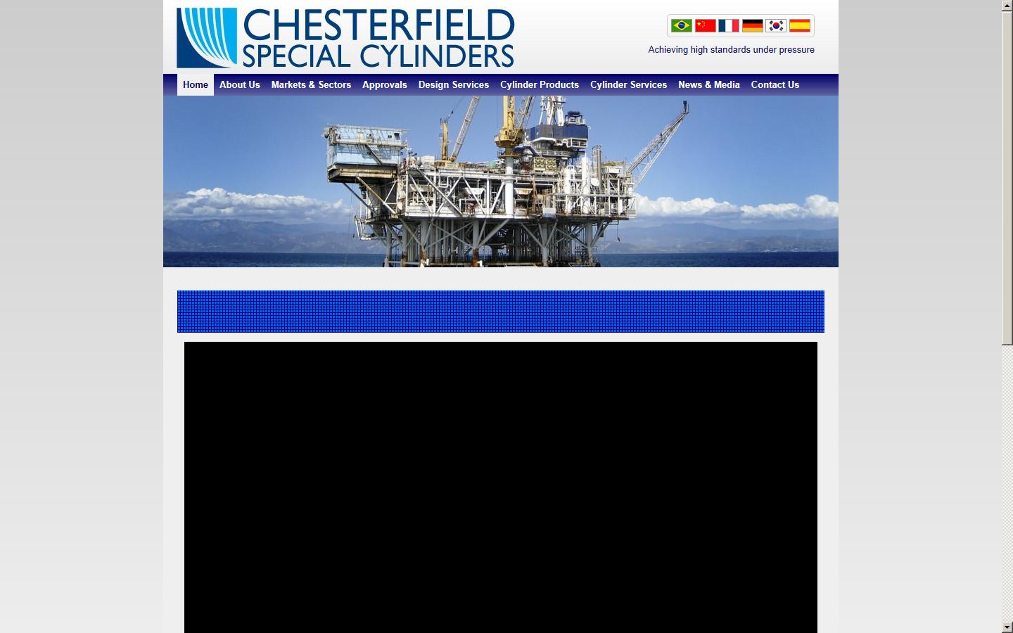 Chesterfield Special Cylinders Ltd Website