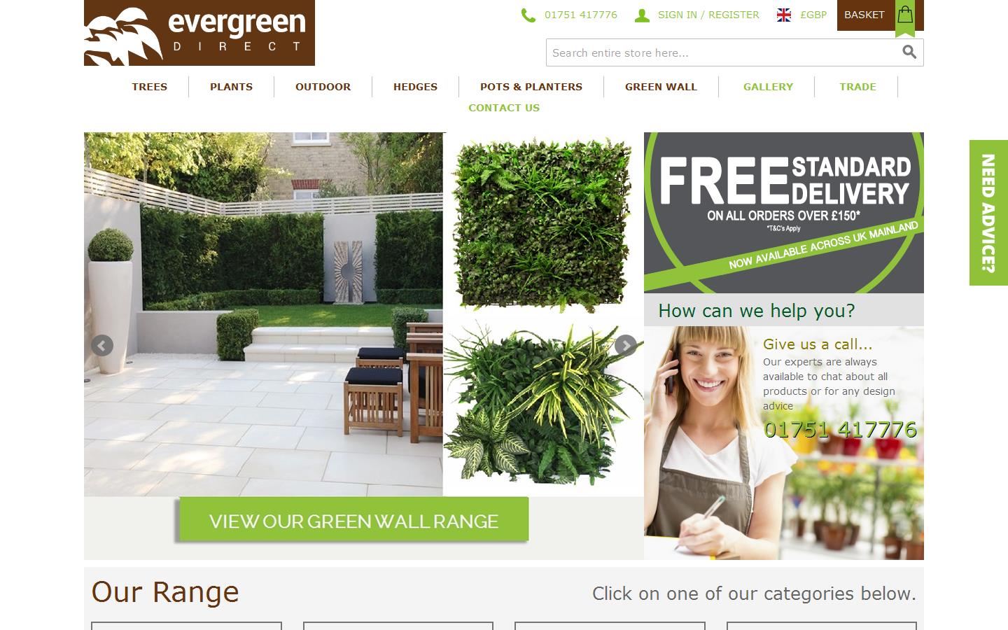 Evergreen Direct Website