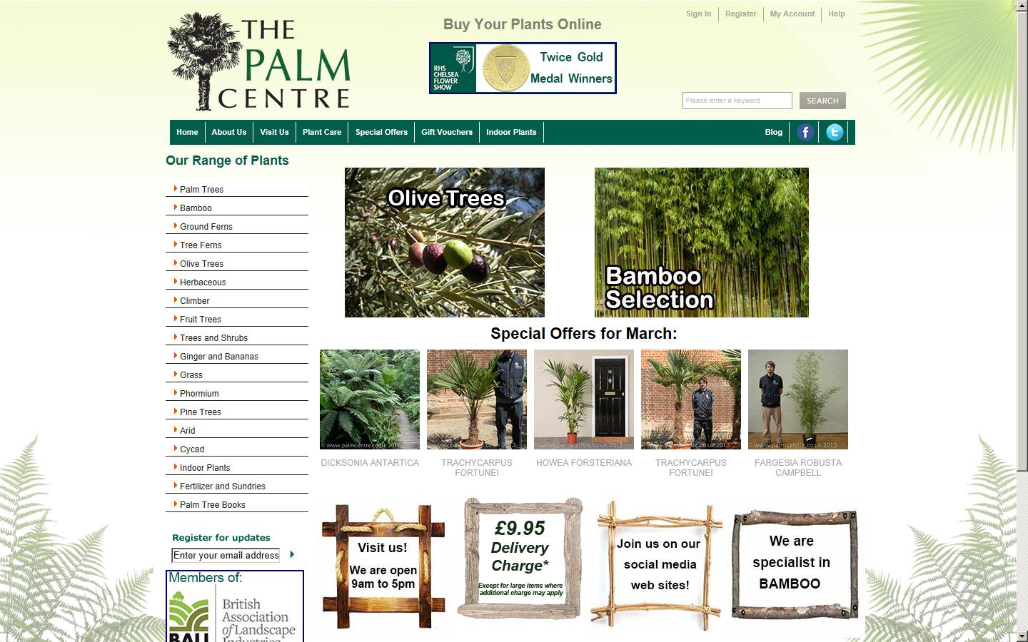 The Palm Centrre Website