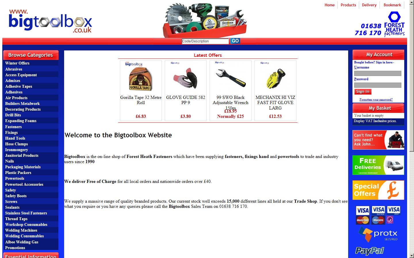 The Big Toolbox  Website