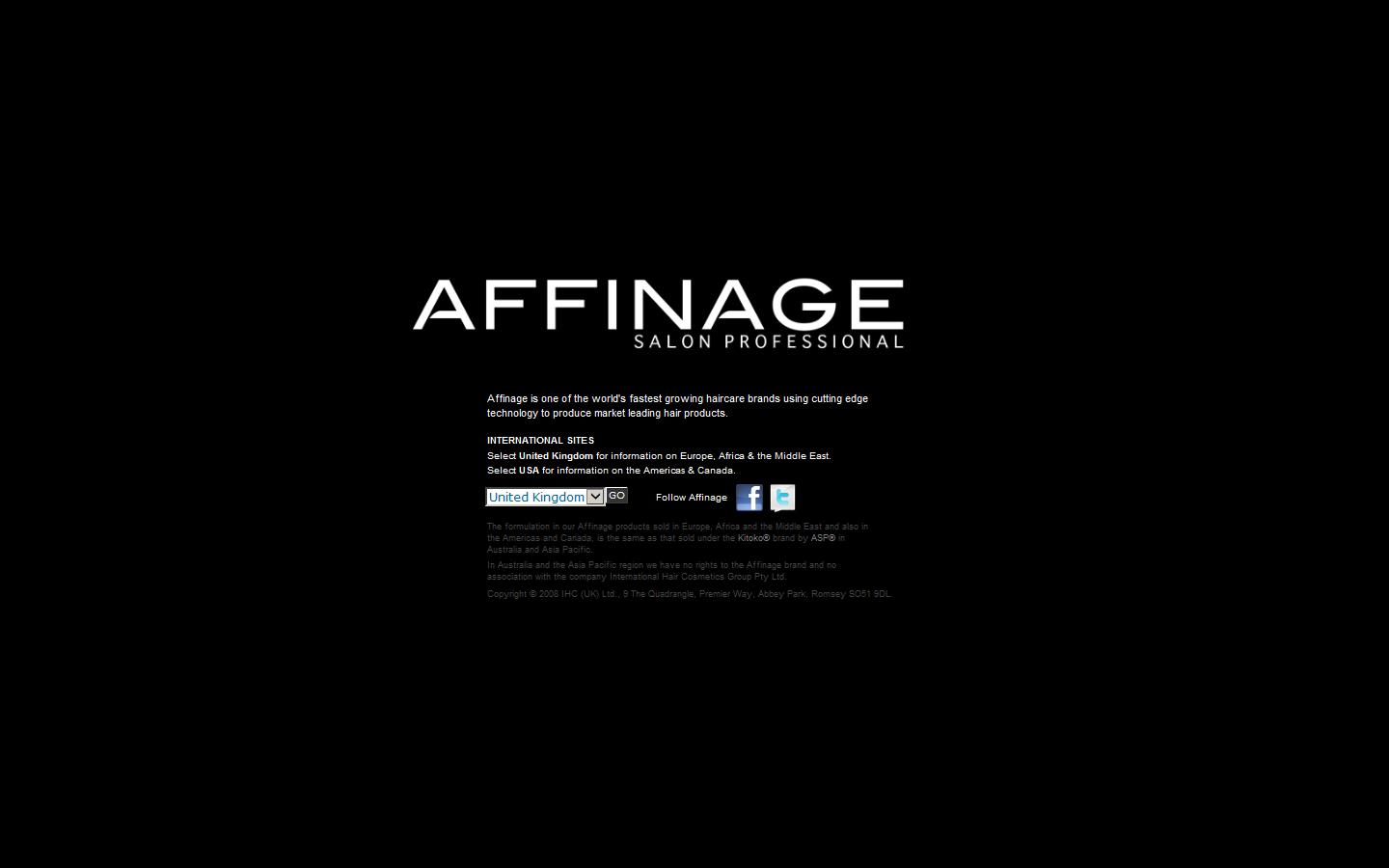 Affinage Ltd Website