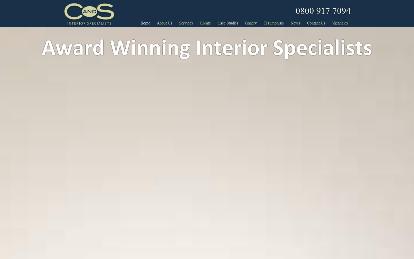C and S Ltd Website
