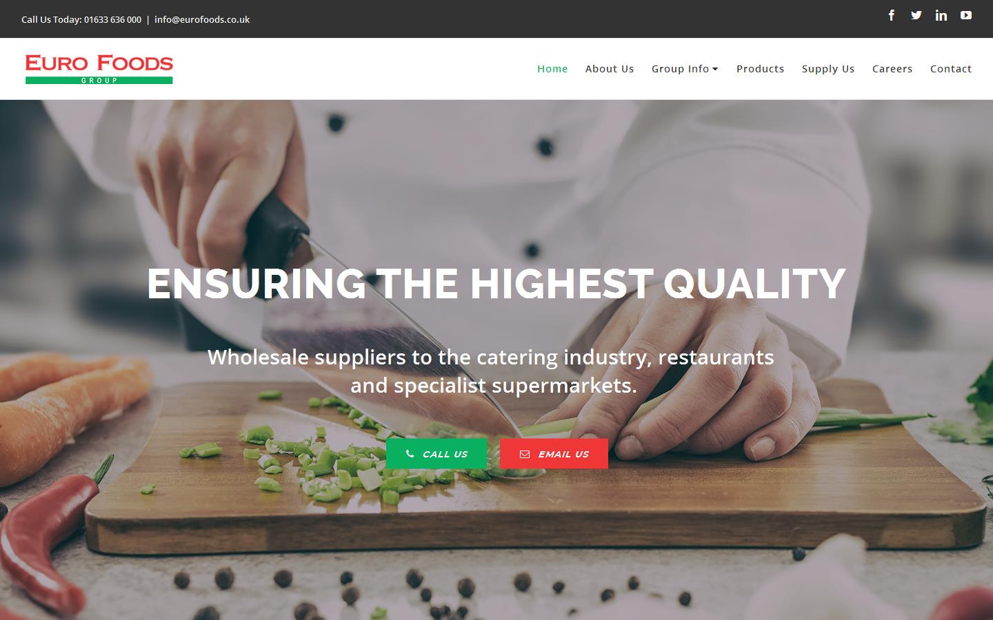 Euro Foods Group Ltd Website