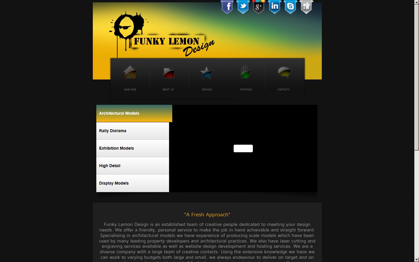 Funky Lemon Design Website