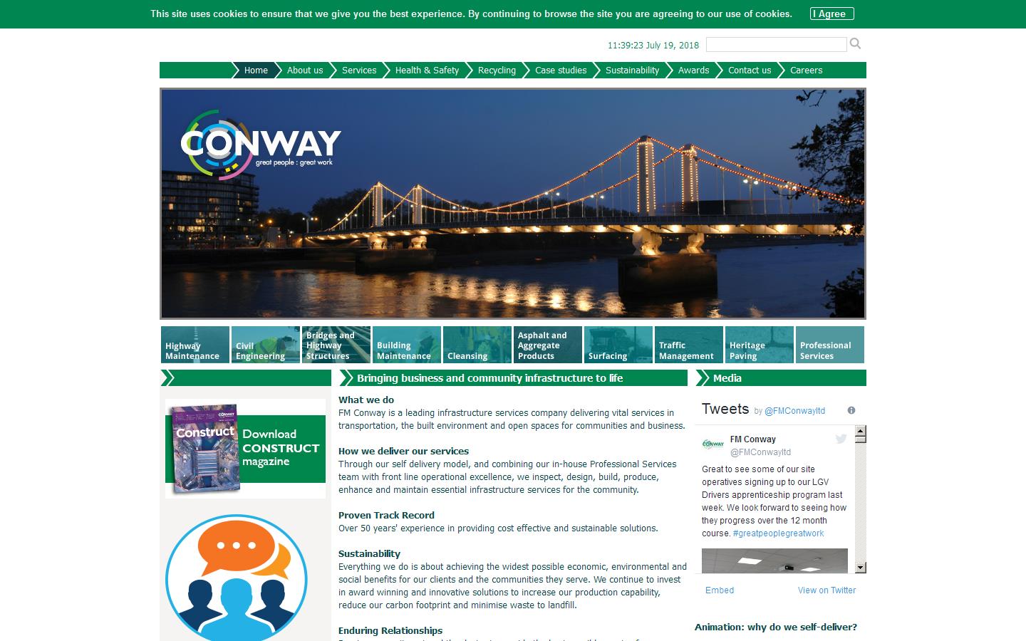 F M Conway Ltd Website