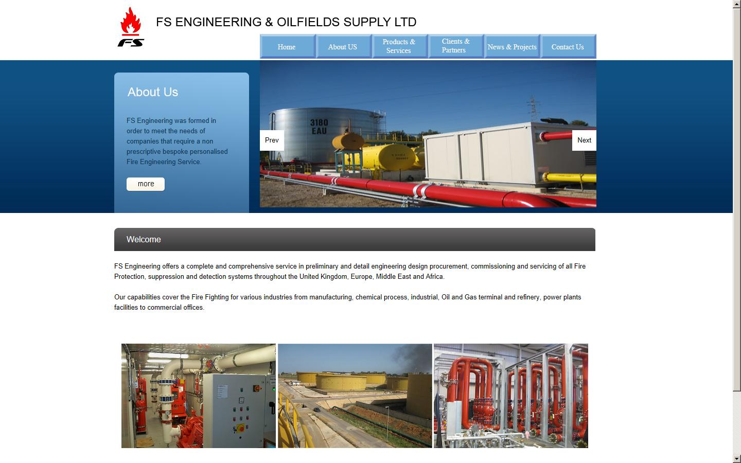 FS Engineering & Oilfields Supply Ltd. Website