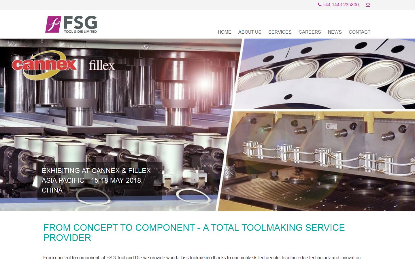 FSG Tool & Die Ltd Website