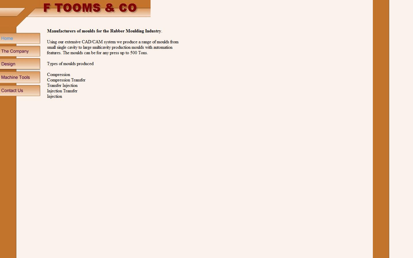 F.Tooms & Co. Website