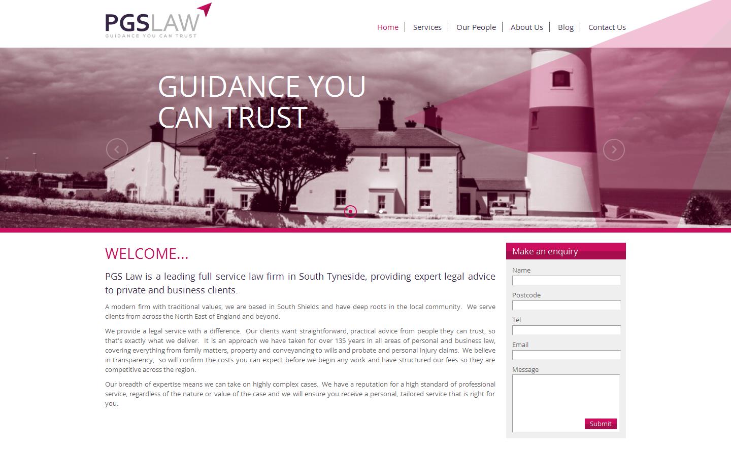 Patterson Glenton & Stracey Website