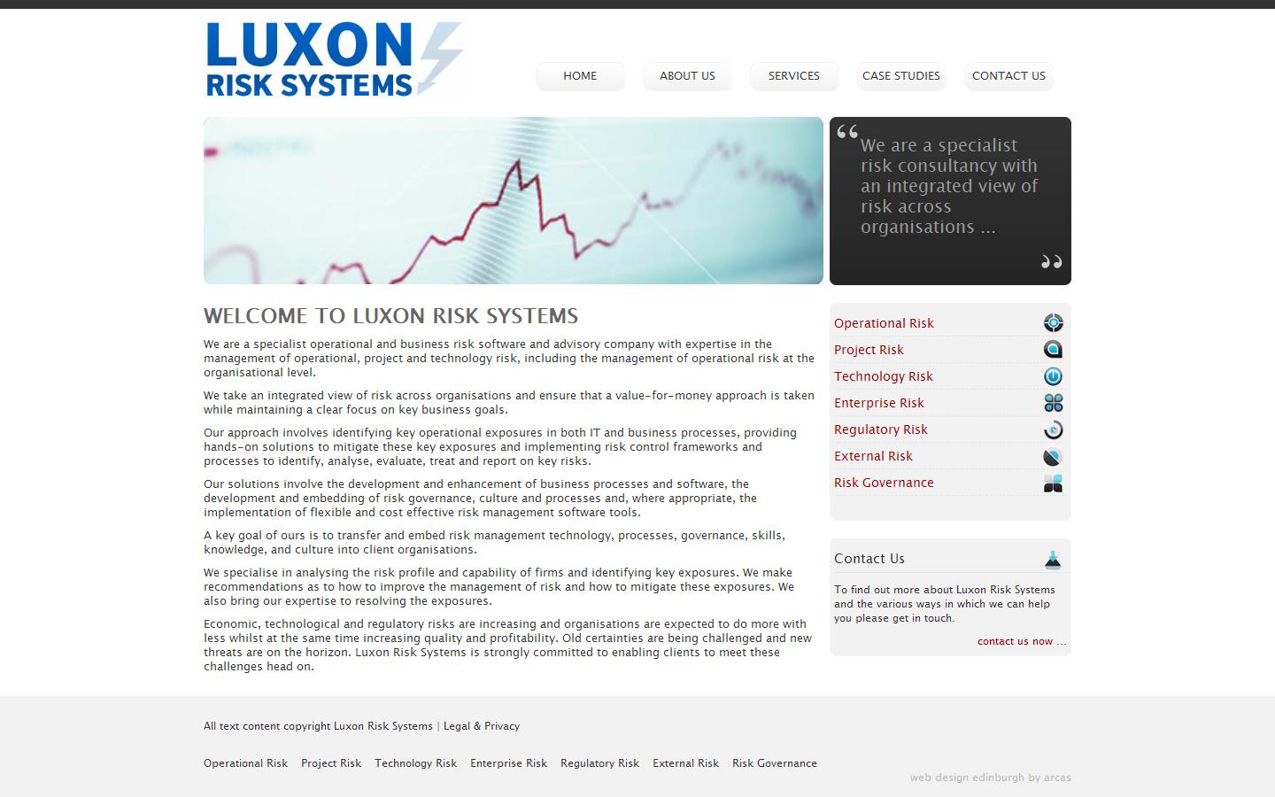 Luxon Risk Systems Limited Website