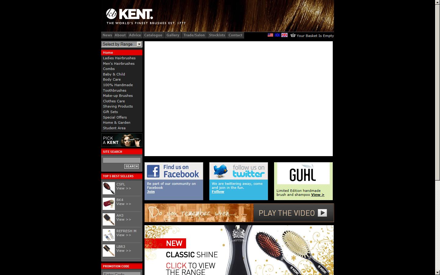 Kent Brushes Website