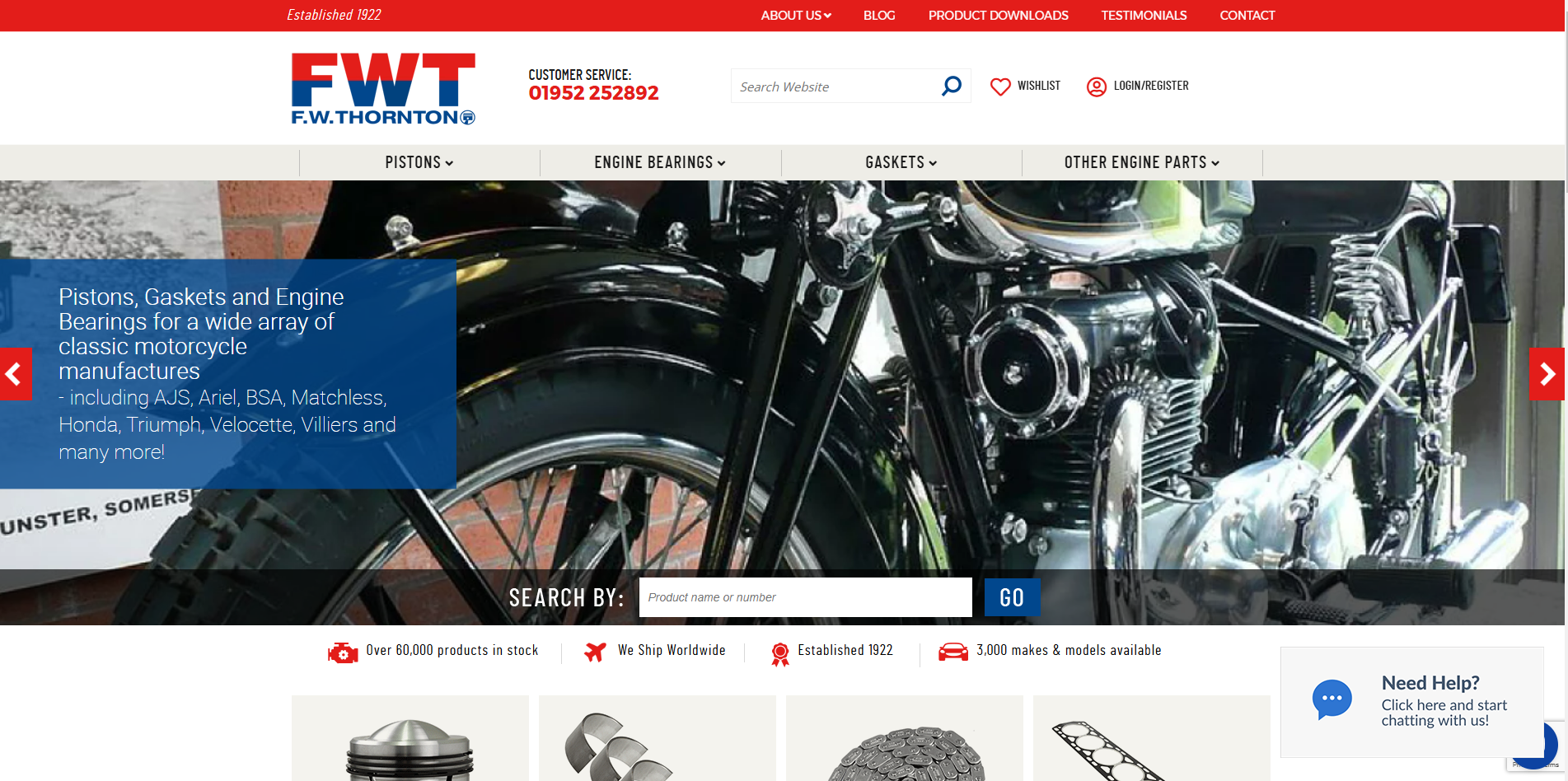 F.W. Thornton & Son Ltd Website