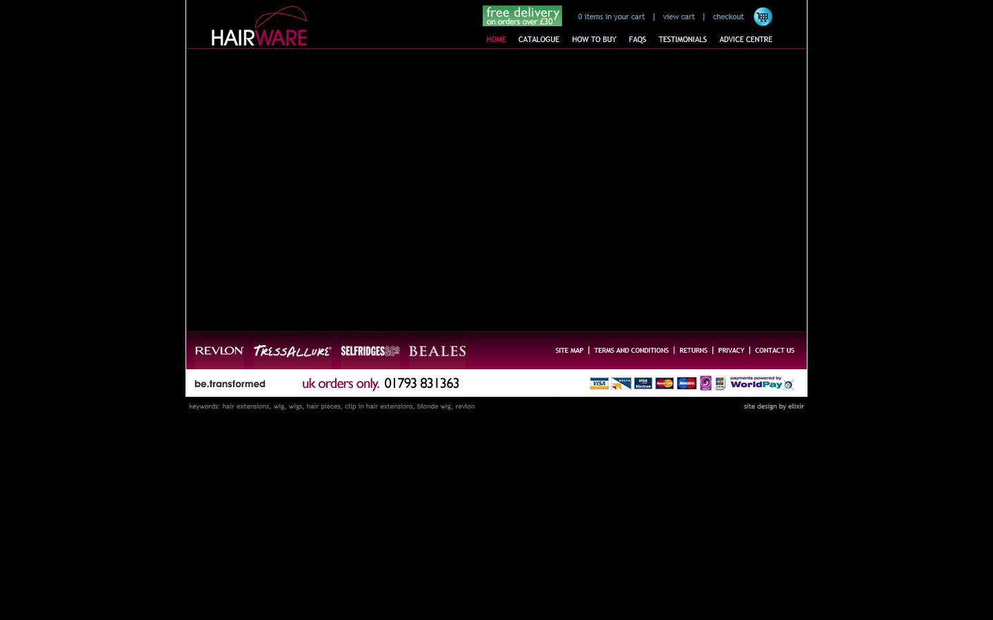 Hairware Ltd Website
