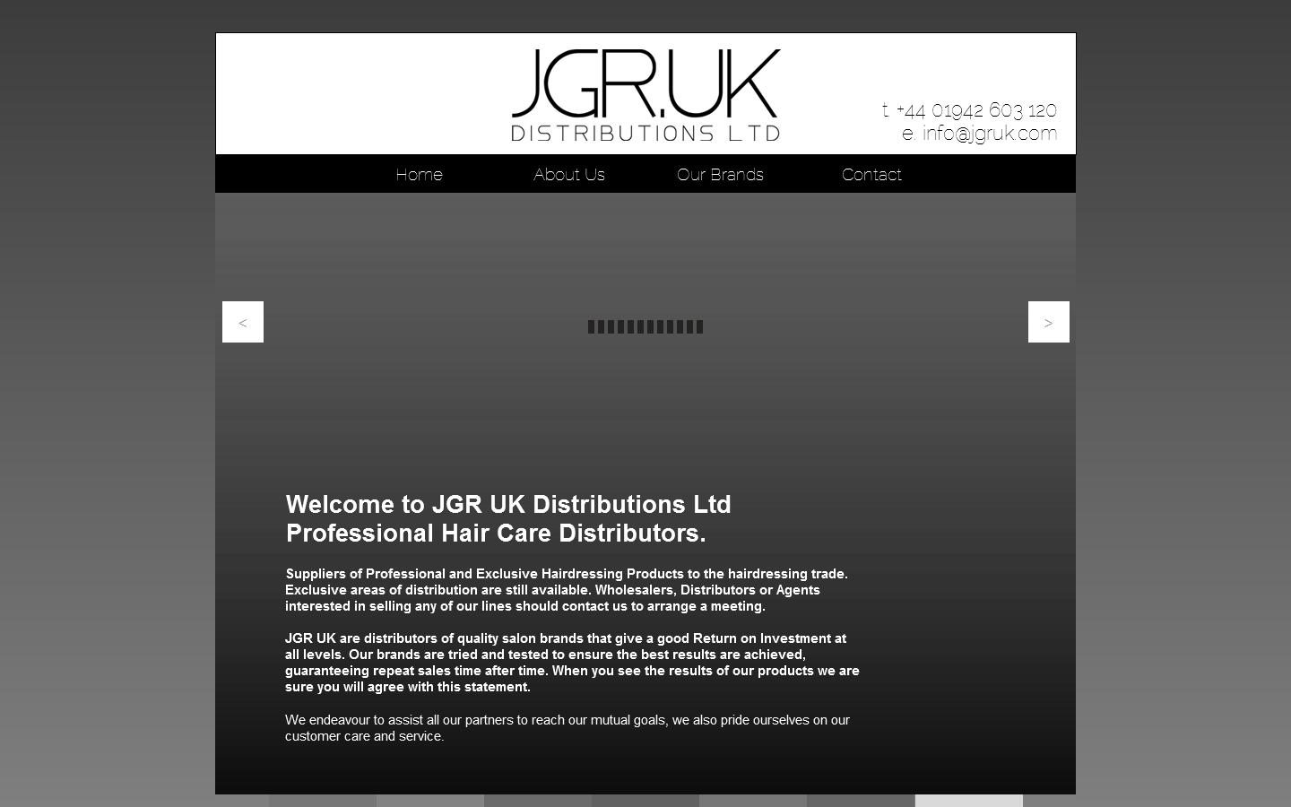 JGR Uk Distributions Ltd Website