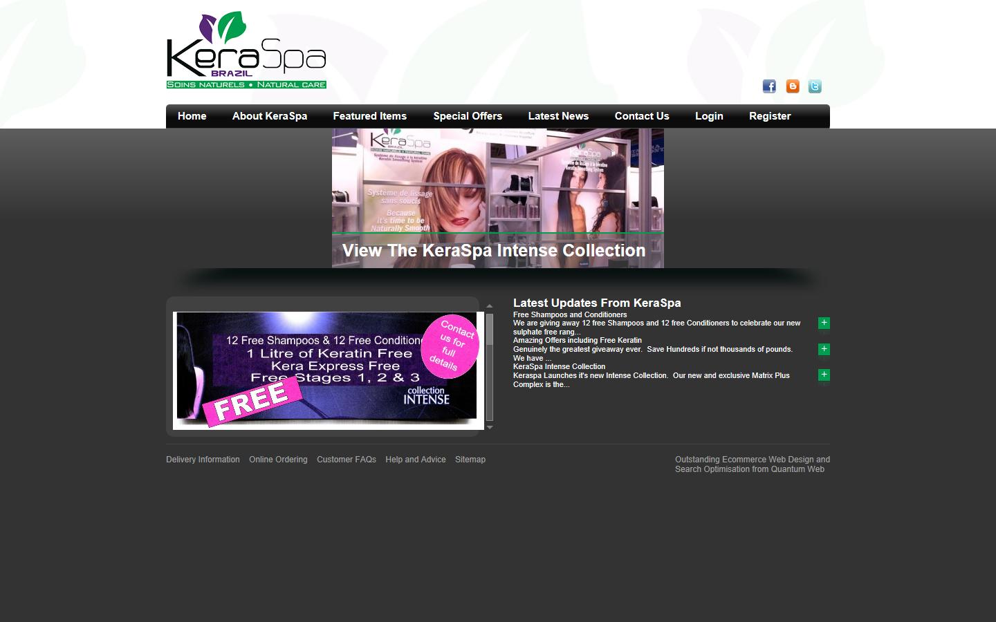Keraspa Brazil Uk Limited Website