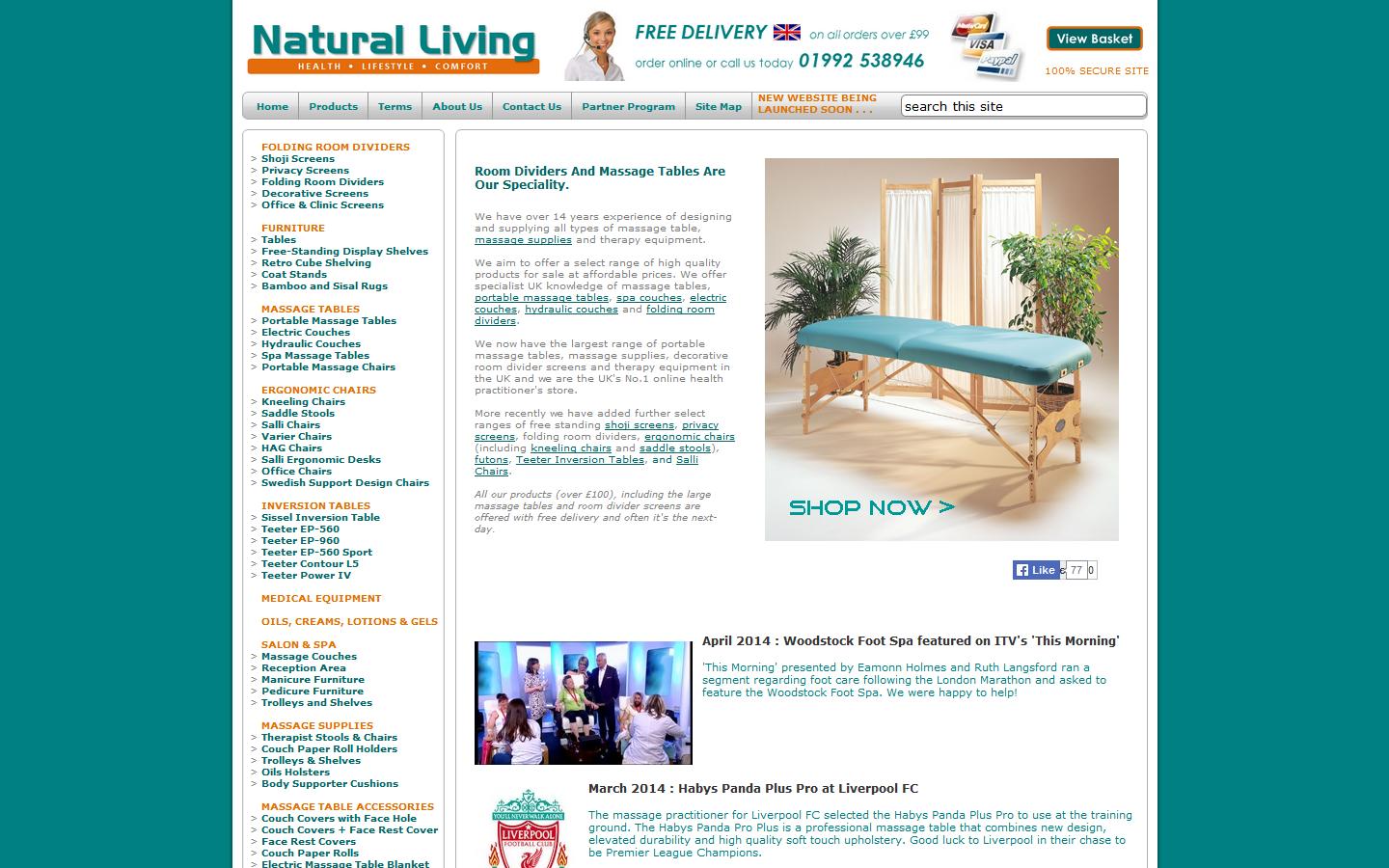 Natural Living  Website