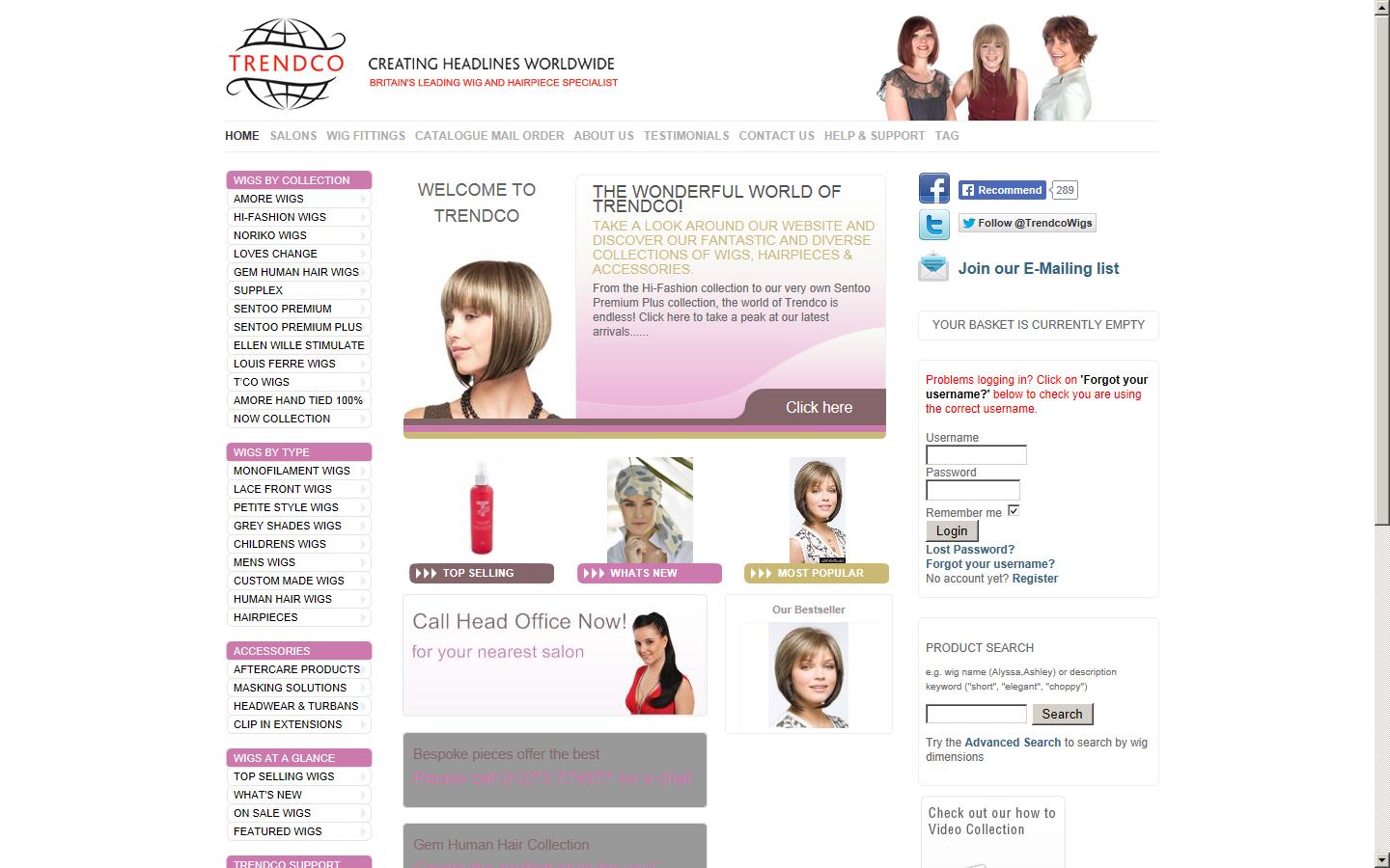 Trendco Website