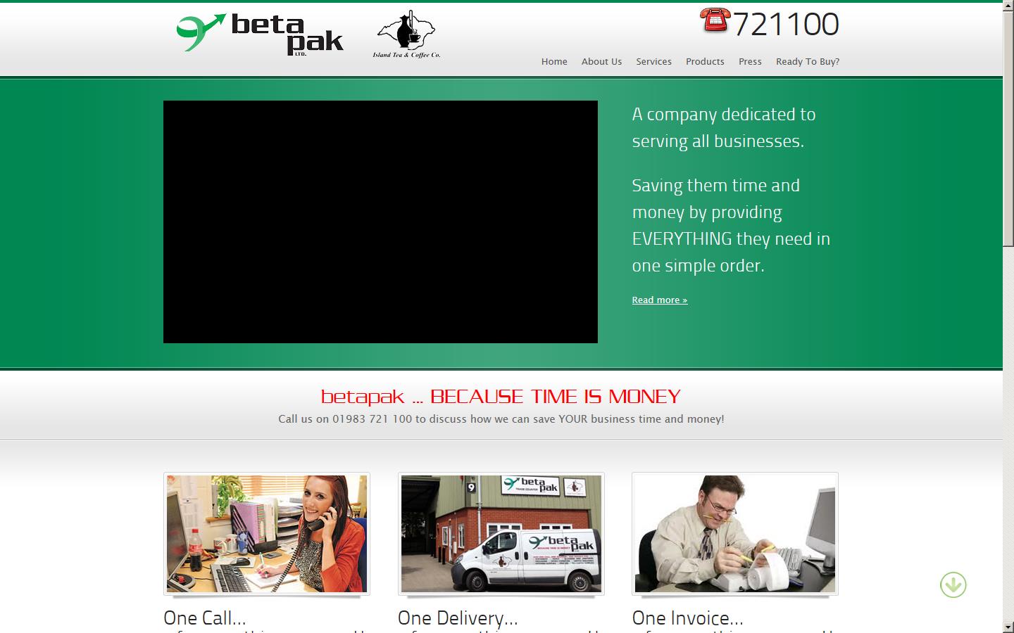 Betapak Website